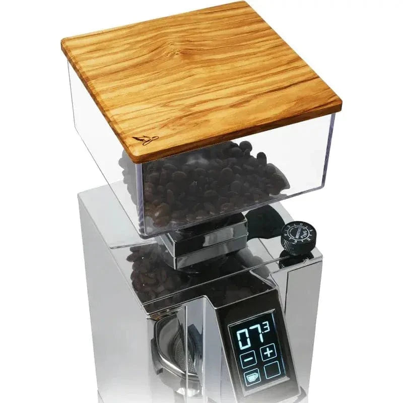 Brewspire Deckel für Eureka Mignon Nussholz Eichenholz Olivenholz Holzapplikationen Brewspire Olivenholz - rhiinland.com