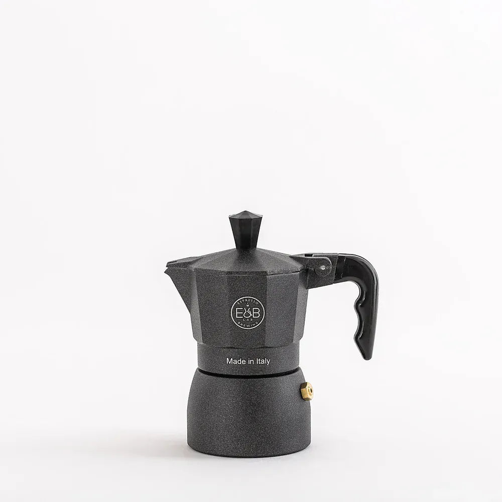 E&B LAB Classic Moka Pot mit IMS Competition Filter - 3 Größen Mokkakanne IMS 1 Tasse - rhiinland.com