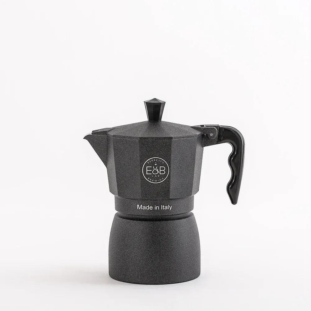 E&B LAB Classic Moka Pot mit IMS Competition Filter - 3 Größen Mokkakanne IMS 3 Tassen - rhiinland.com