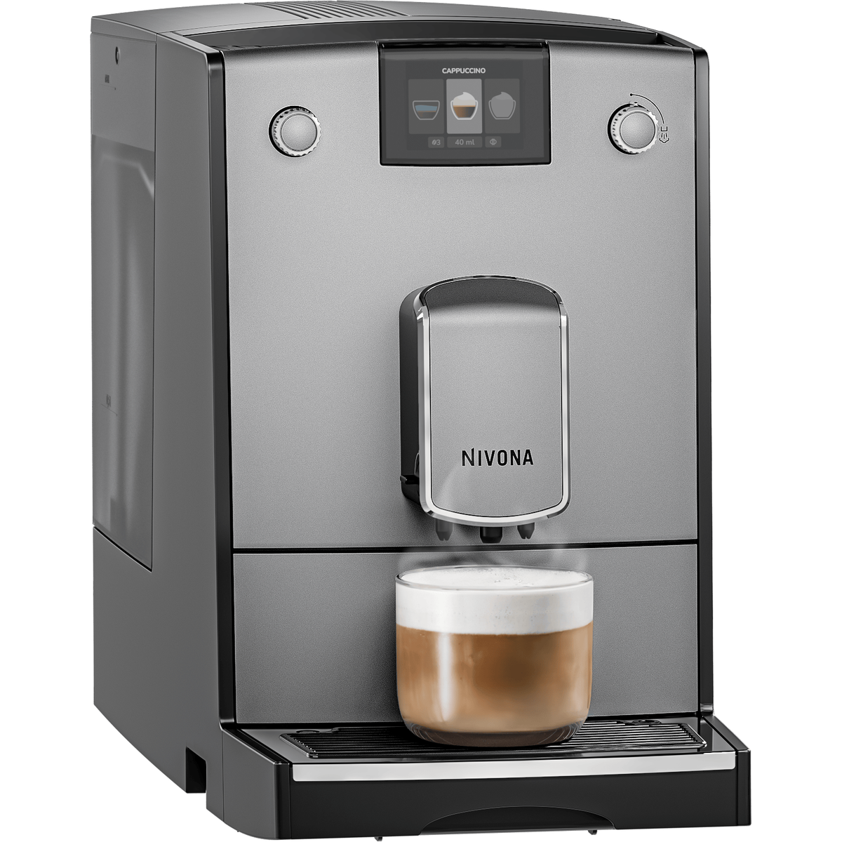 Nivona NICR 6'95 Titan – Chrom – Kaffeevollautomat Kaffeevollautomat Nivona - rhiinland.com
