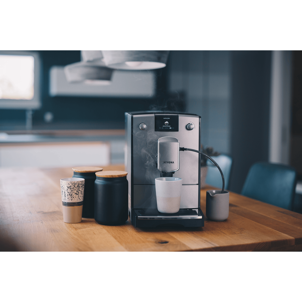 Nivona NICR 6'95 Titan – Chrom – Kaffeevollautomat Kaffeevollautomat Nivona - rhiinland.com