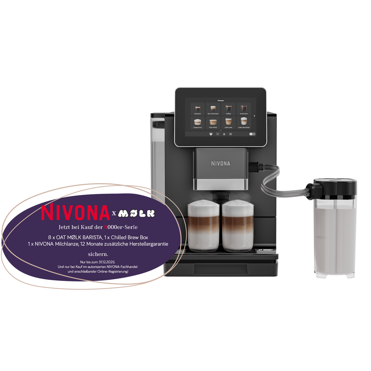 Nivona NIVO 9'101 Schwarz – Kaffeevollautomat GEBRAUCHTGERÄT Kundenrückläufer Kaffeevollautomat Nivona - rhiinland.com