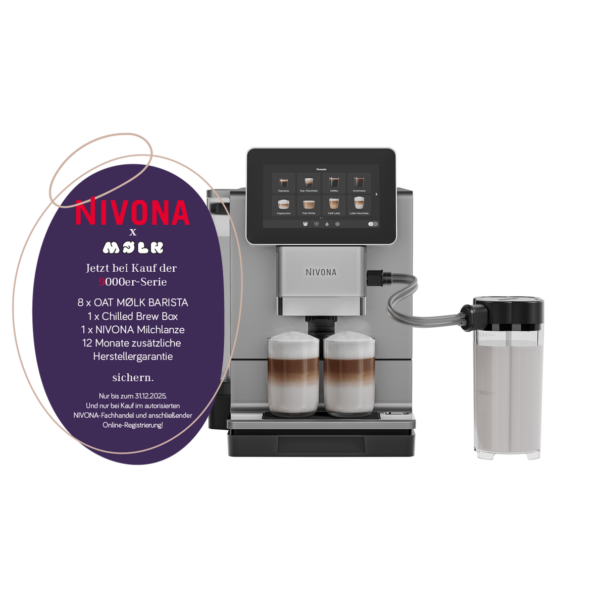 Nivona NIVO 9'103 Titan – Kaffeevollautomat Kaffeevollautomat Nivona - rhiinland.com