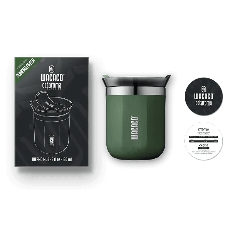 WACACO Octaroma - Vakuum-Isolierter Kaffeebecher für unterwegs Kaffee mobil WACACO - rhiinland.com