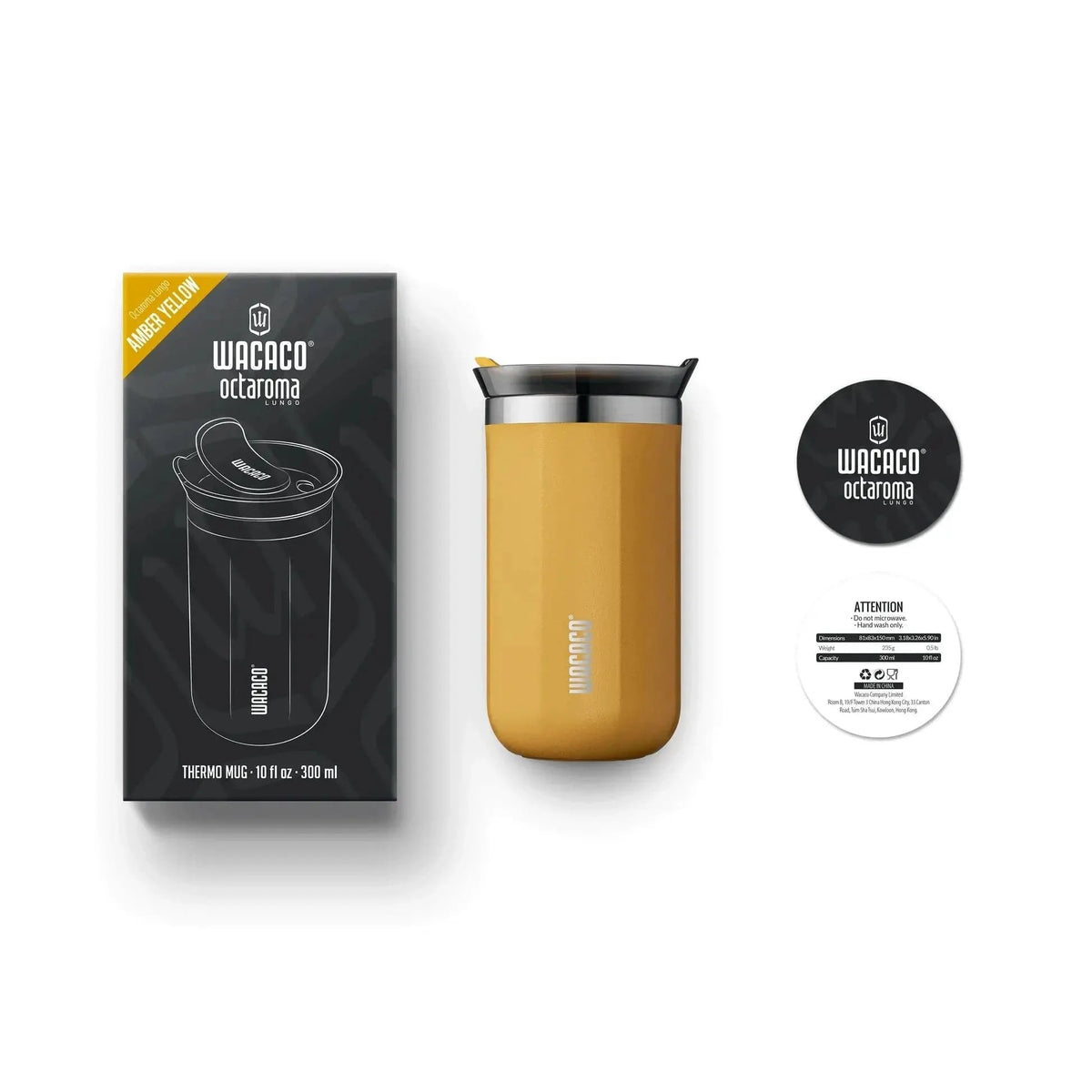 WACACO Octaroma - Vakuum-Isolierter Kaffeebecher für unterwegs Kaffee mobil WACACO - rhiinland.com