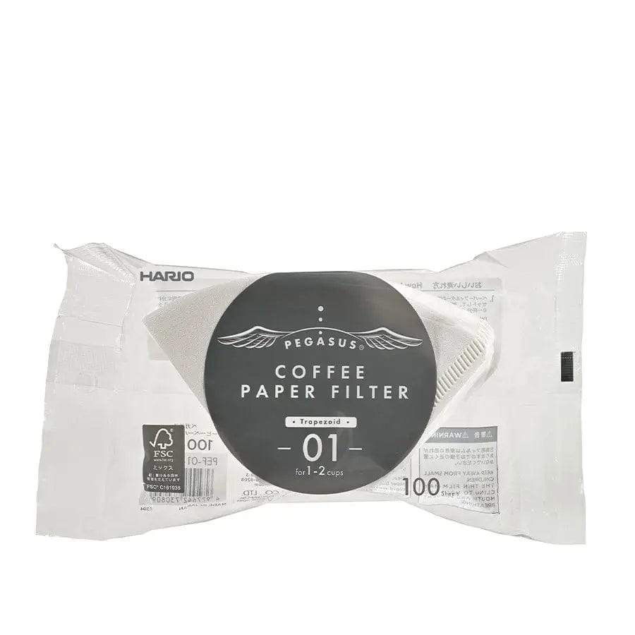 Hario Pegasus Filterpapier - 3 Größen - 100 Filter Filterpapier Hario 01 - rhiinland.com