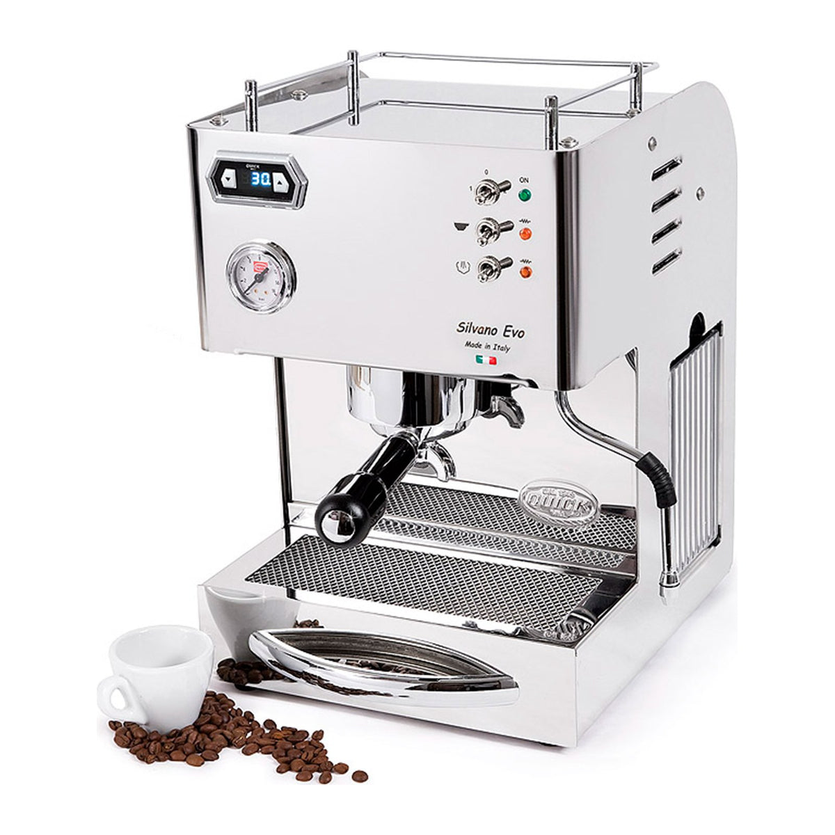Quick Mill Silvano Espressomaschinen Quick Mill Inox - rhiinland.com