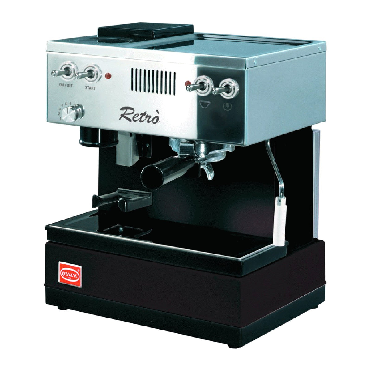 Quick Mill Retro Espressomaschinen Quick Mill Schwarz - rhiinland.com