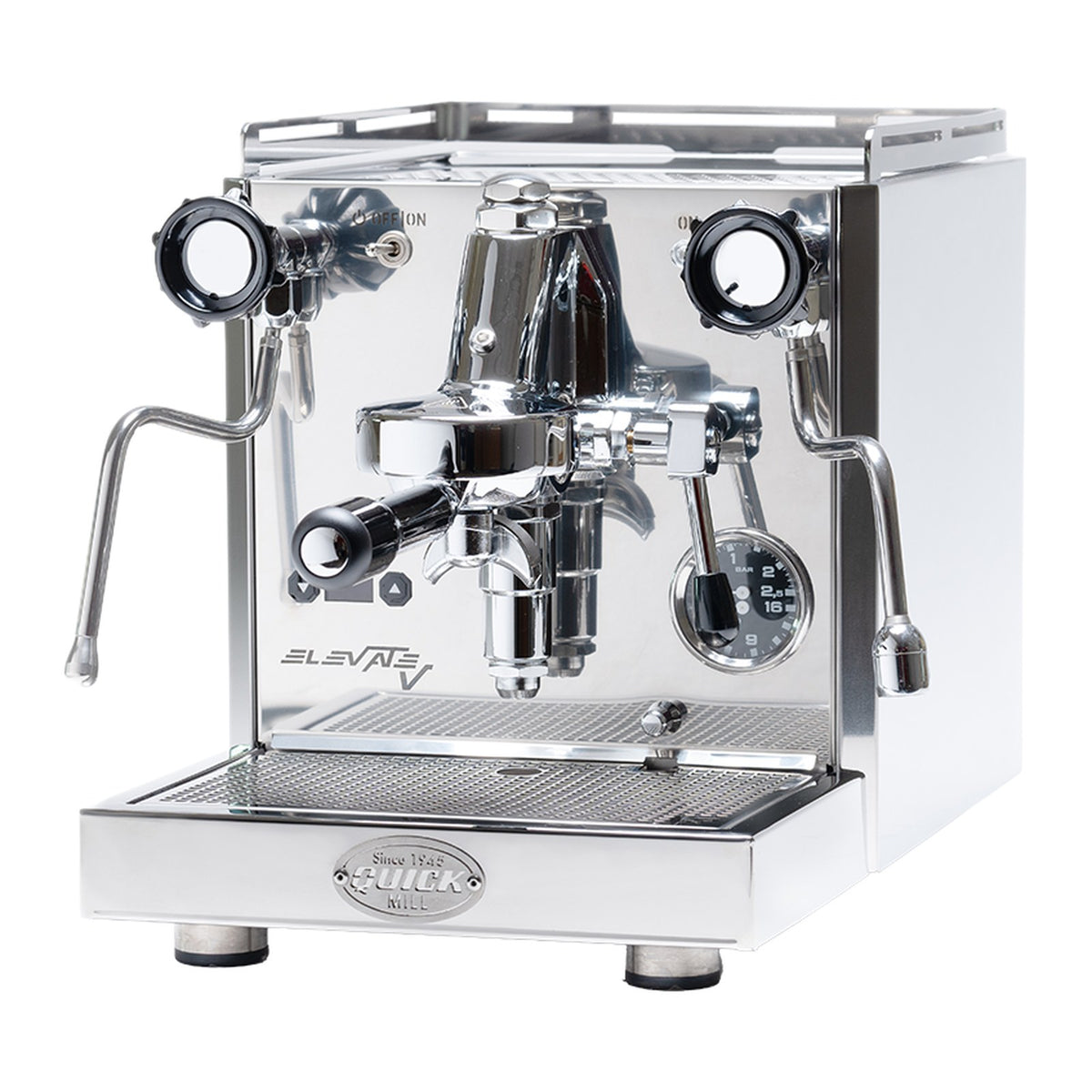 Quick Mill Elevate V Espressomaschinen Quick Mill Inox - rhiinland.com