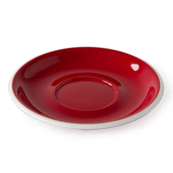 ACME Milchkaffee Untertasse 15 cm Rata Rot Pinguin - Classic Large Milchkaffee Untertasse ACME - rhiinland.com