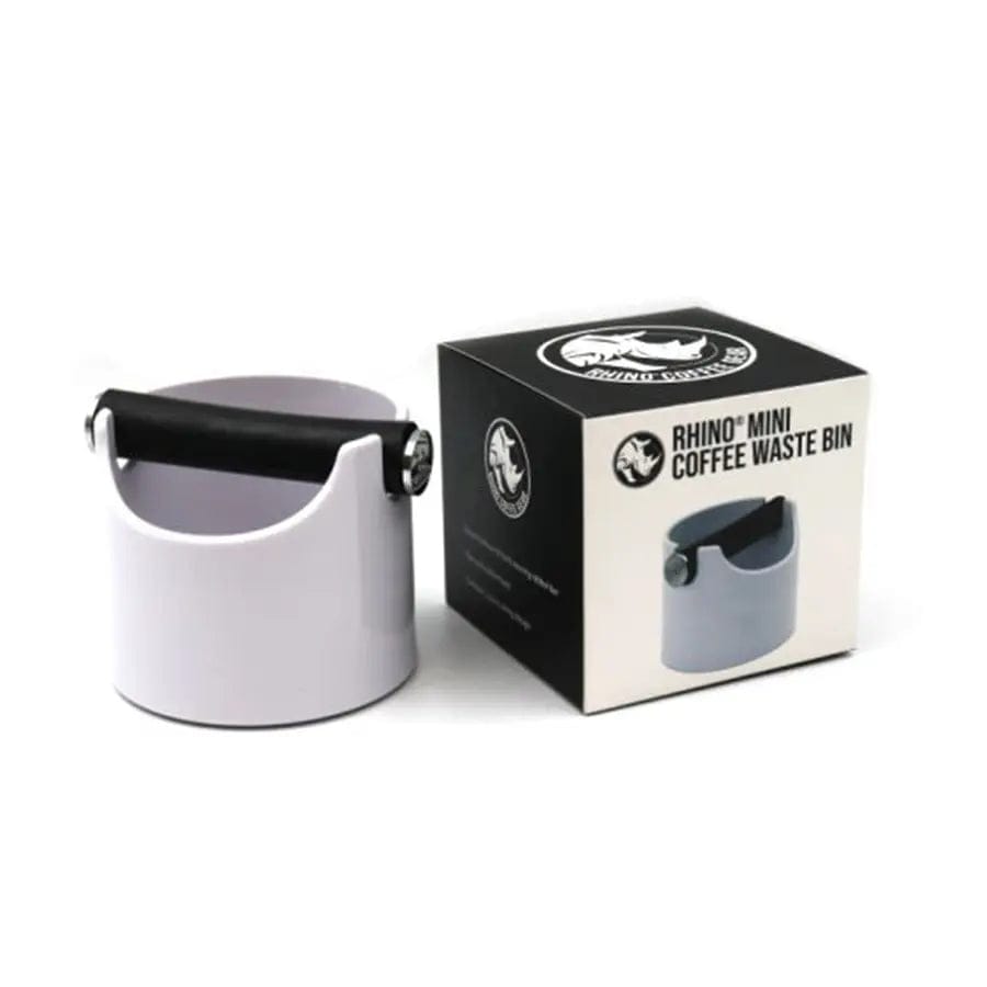RHINOWARES Abschlagbehälter weiß - Mini Coffee Waste Bin Abschlagbehälter Rhinowares - rhiinland.com