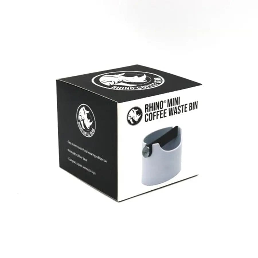 RHINOWARES Abschlagbehälter weiß - Mini Coffee Waste Bin Abschlagbehälter Rhinowares - rhiinland.com