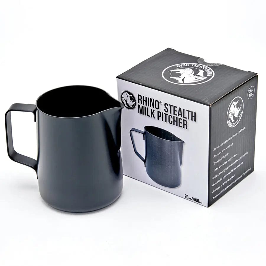 RHINOWARES Stealth Milchkännchen WEISS oder SCHWARZ / 360 und 600 ml Milchkännchen Rhinowares - rhiinland.com