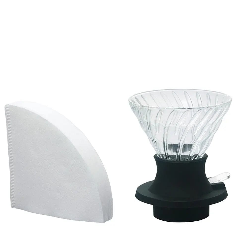 Hario Immersion Dripper Switch Glas Schwarz - zwei Größen Kaffee mobil Hario 02 - rhiinland.com