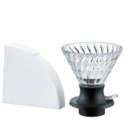 Hario Immersion Dripper Switch Glas Schwarz - zwei Größen Kaffee mobil Hario 03 - rhiinland.com