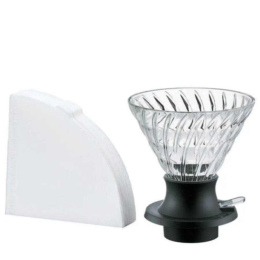 Hario Immersion Dripper Switch Glas Schwarz - zwei Größen Kaffee mobil Hario 03 - rhiinland.com