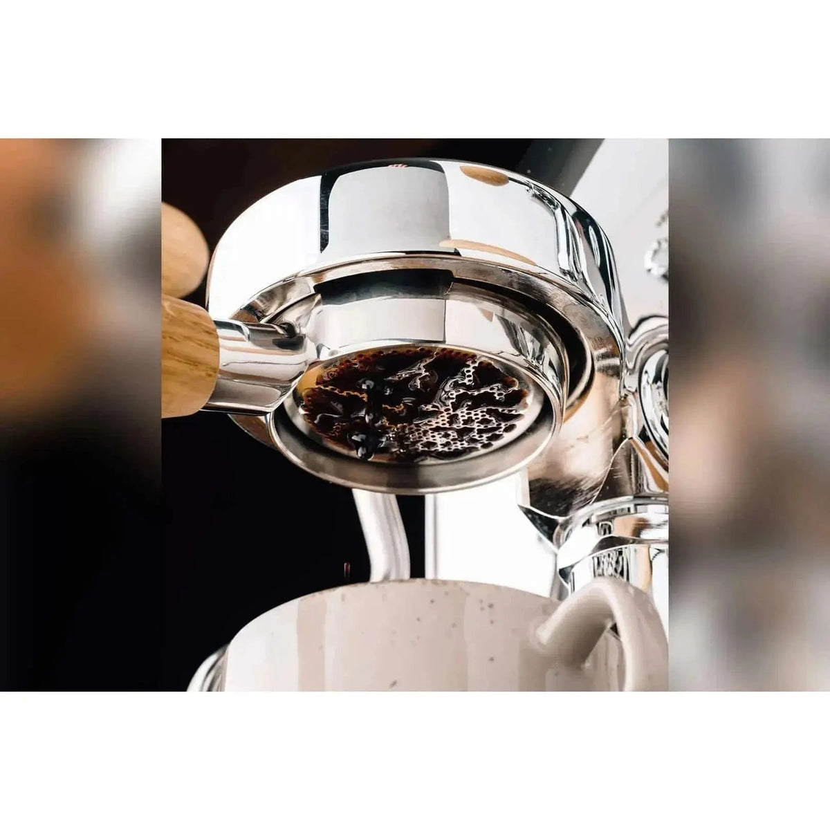 Brewspire Edelstahl Holz Siebträger BODENLOS für E61 Siebträger Brewspire - rhiinland.com