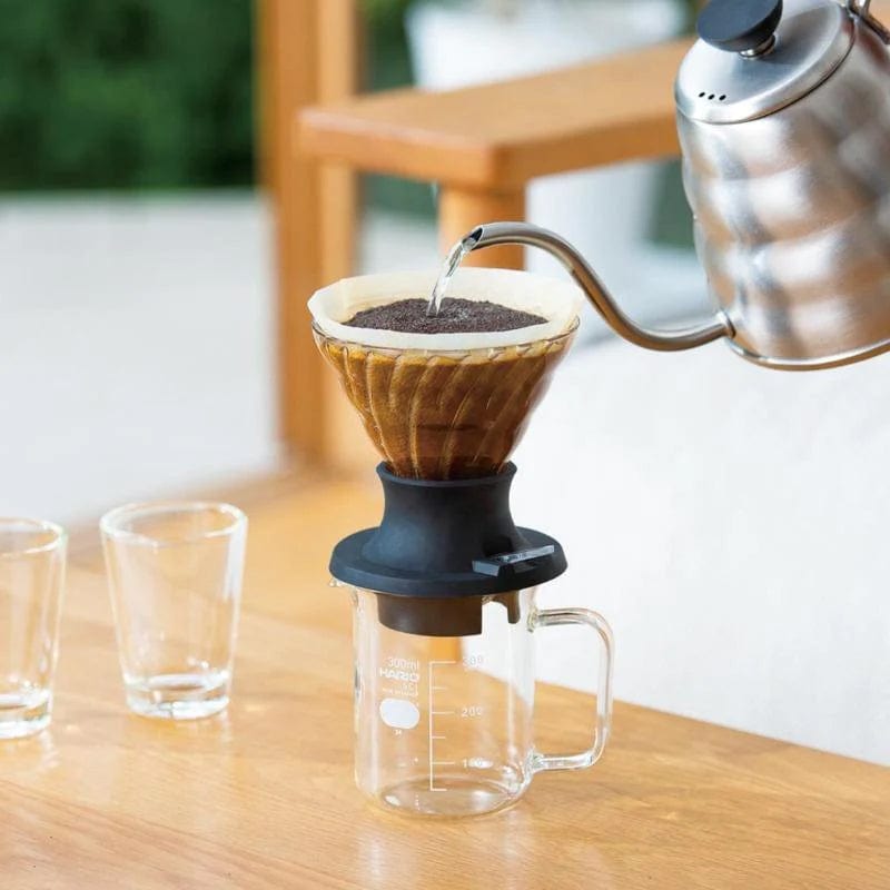 Hario Immersion Dripper Switch Server SET Glas Schwarz Kaffee mobil Hario - rhiinland.com