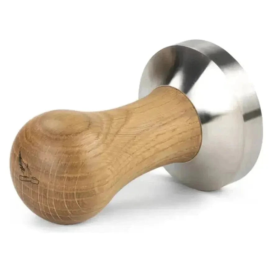 Brewspire Barista Tamper Profi 58 mm für E61 Siebe - Eiche, Nuss, Olive Tamper Brewspire Eichenholz - rhiinland.com