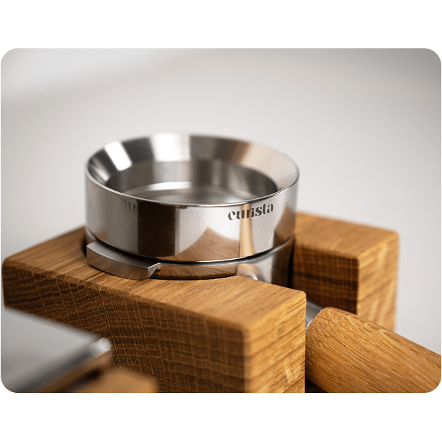 Brewspire Tamping Station TRIO - längs HOLZ Tamper Station Brewspire - rhiinland.com