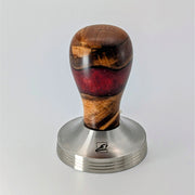 Epoxy Elegance Tamper #14 – Pappelmaser & Rubinrot Tamper EMMERICH Art - rhiinland.com
