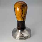 Epoxy Elegance Tamper #21 – Gestockte Buche & Black Resin | Emmerich Art Tamper EMMERICH Art - rhiinland.com