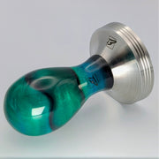 Epoxy Elegance Tamper #23 – Riegelahorn & Petrolgrün Tamper EMMERICH Art - rhiinland.com