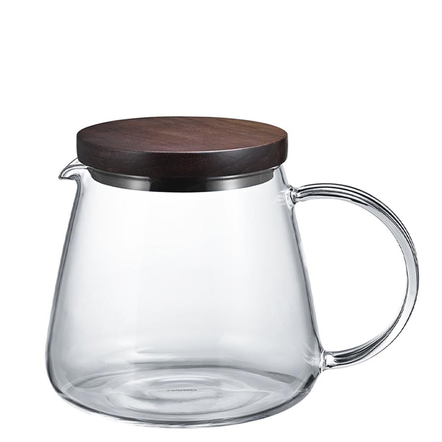 Hario Coffee Server Walnut 600 ml – Clear Nussbaum Handfilter Hario - rhiinland.com