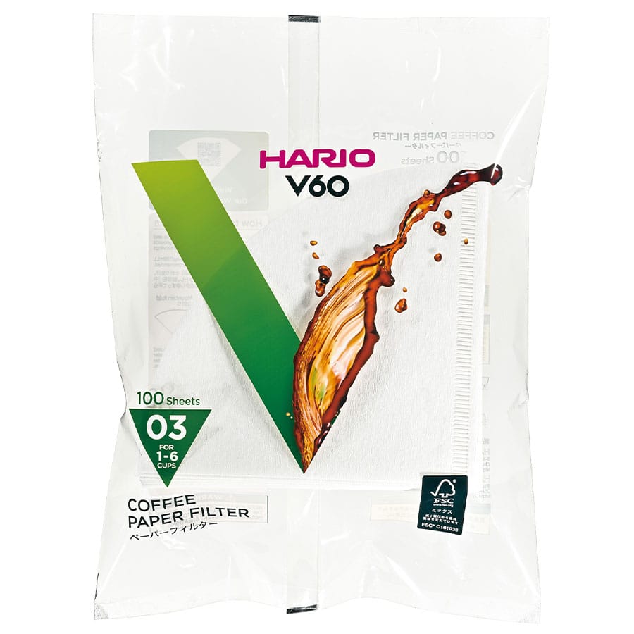 Hario V60 Papierfilter Größe 03 – Perfekter Kaffeegenuss im großen Format Filterpapier Hario - rhiinland.com
