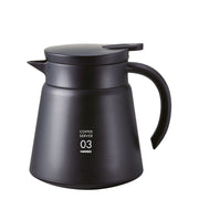 Thermoskanne von Hario V60 Insulated Stainless Steel Server PLUS 800 black Isoliert Kanne Hario - rhiinland.com