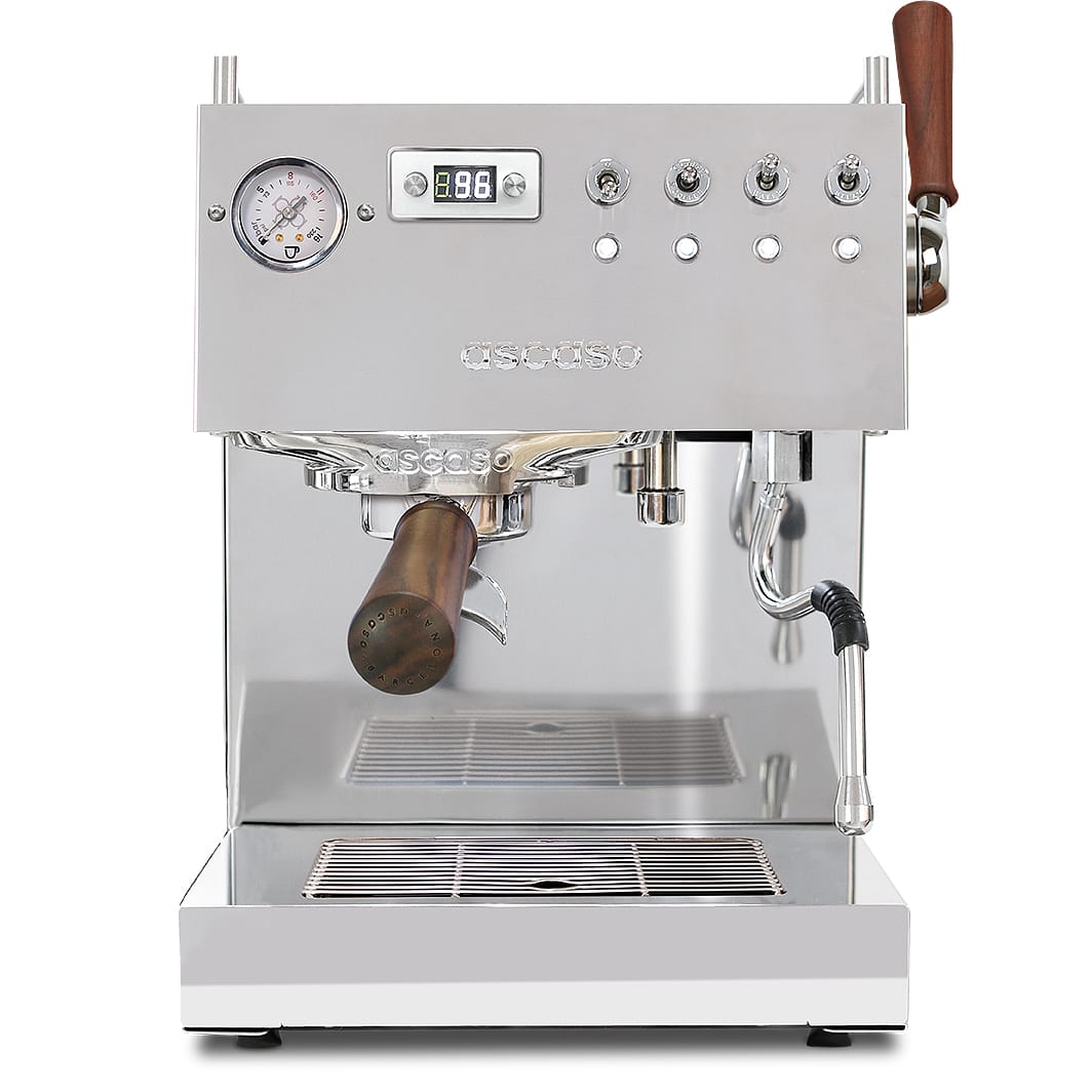 Ascaso Steel DUO PLUS V3 – Dual-Thermoblock, PID, Profi-Features Espressomaschinen Ascaso V3 Chrom / Inox - rhiinland.com