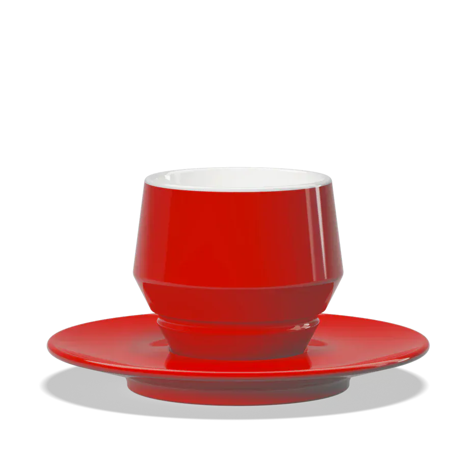 Clubhouse MANIKO doppelwandige Cappuccino Tasse 205 ml - Verschiedene Farben Cappuccinotasse Clubhouse Rot - rhiinland.com