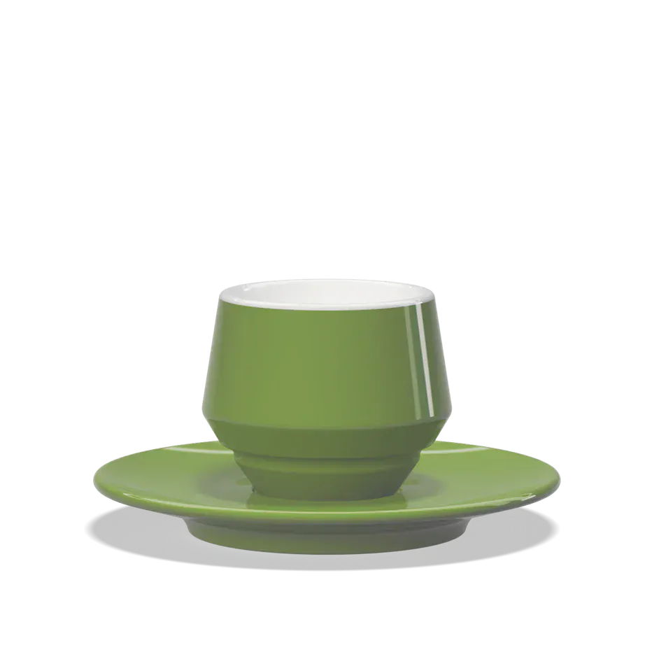 Clubhouse MANIKO doppelwandige Espresso Doppio Tasse 120 ml - Verschiedene Farben Flat White Tasse Clubhouse Grün - rhiinland.com