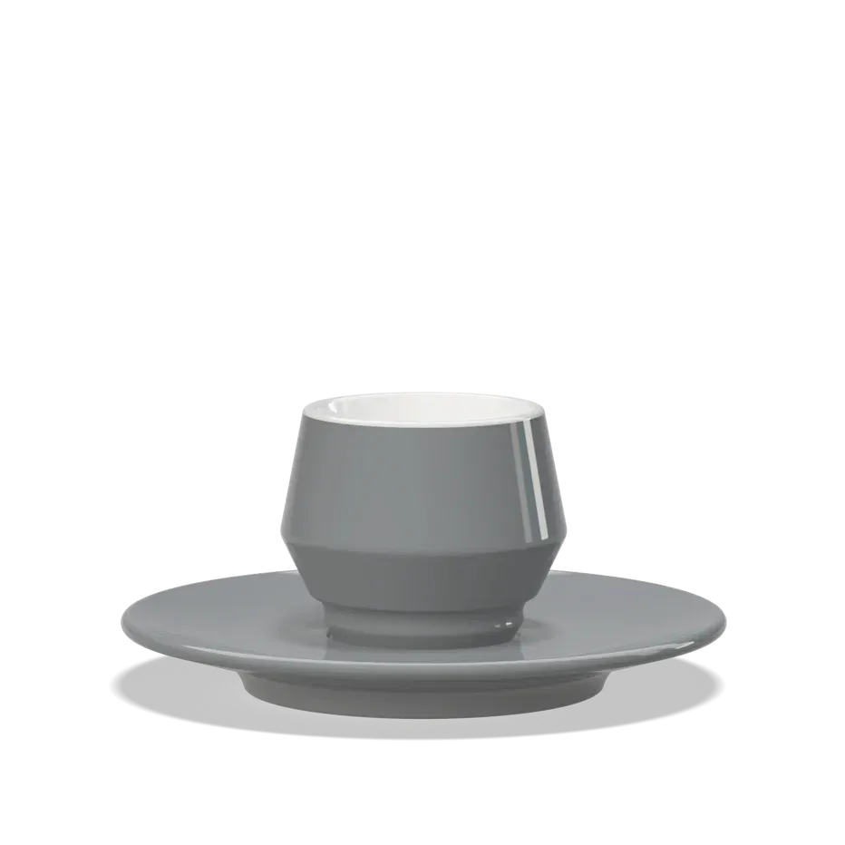 Clubhouse MANIKO doppelwandige Espresso Tasse 70 ml - Verschiedene Farben Espressotasse Clubhouse Grau - rhiinland.com