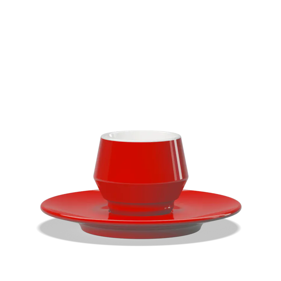 Clubhouse MANIKO doppelwandige Espresso Tasse 70 ml - Verschiedene Farben Espressotasse Clubhouse Rot - rhiinland.com