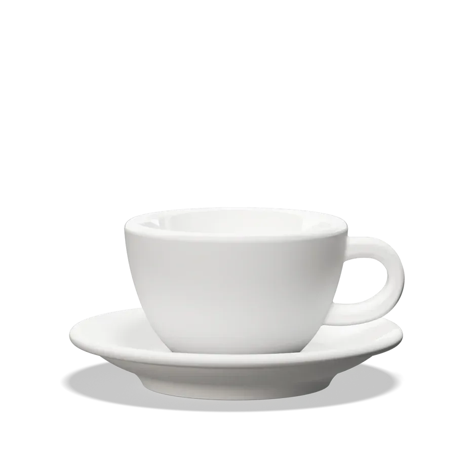 Clubhouse TULIPANO Cappuccino Tasse 210 ml - Verschiedene Farben Cappuccinotasse Clubhouse Weiß - rhiinland.com