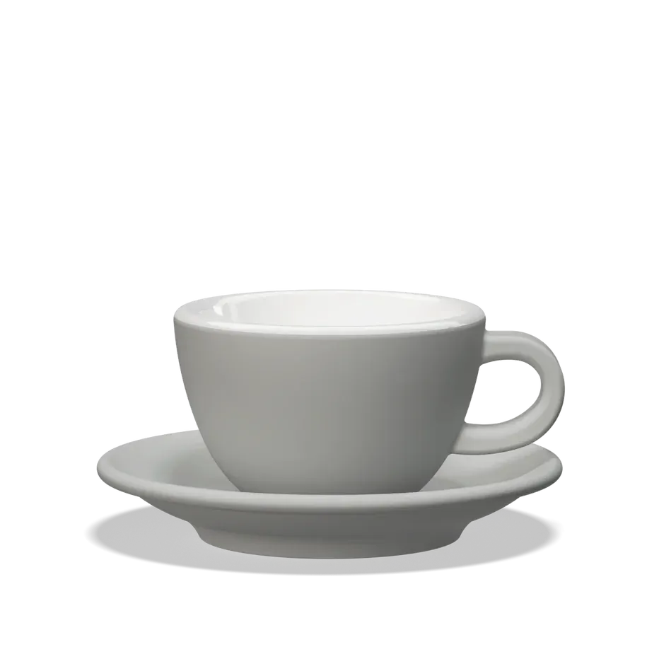 Clubhouse TULIPANO Cappuccino Tasse 210 ml - Verschiedene Farben Cappuccinotasse Clubhouse Grau - rhiinland.com