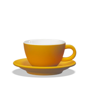 Clubhouse TULIPANO Cappuccino Tasse 210 ml - Verschiedene Farben Cappuccinotasse Clubhouse Amber - rhiinland.com