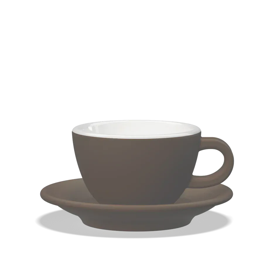 Clubhouse TULIPANO Cappuccino Tasse 210 ml - Verschiedene Farben Cappuccinotasse Clubhouse Moka - rhiinland.com