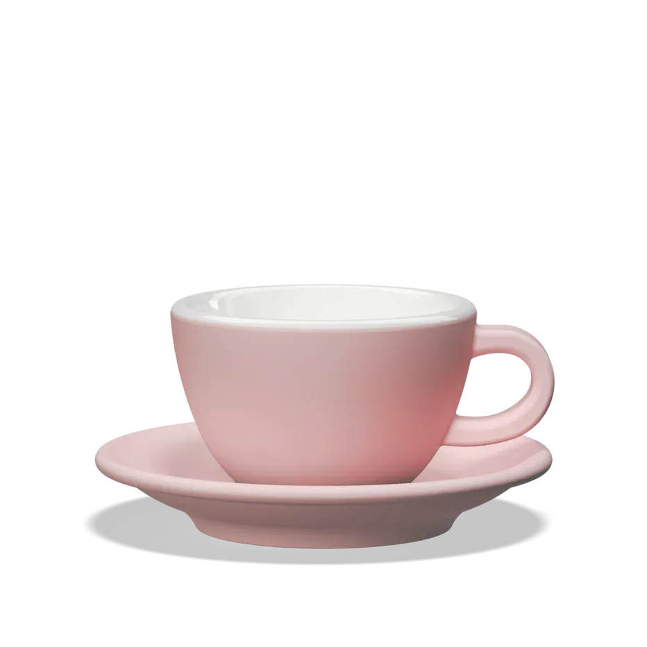 Clubhouse TULIPANO Cappuccino Tasse 210 ml - Verschiedene Farben Cappuccinotasse Clubhouse Rose - rhiinland.com