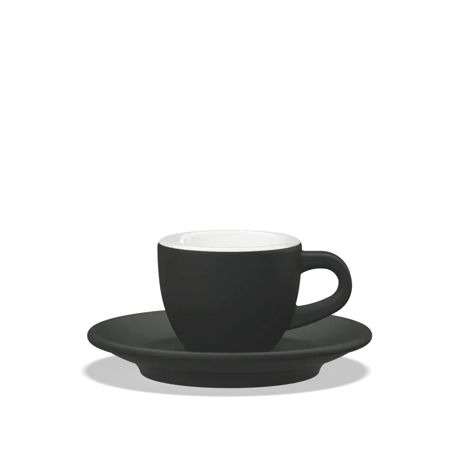 Clubhouse TULIPANO Espresso Tasse 70 ml - Verschiedene Farben Espressotasse Clubhouse Schwarz - rhiinland.com