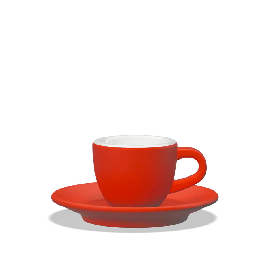 Clubhouse TULIPANO Espresso Tasse 70 ml - Verschiedene Farben Espressotasse Clubhouse Rot - rhiinland.com