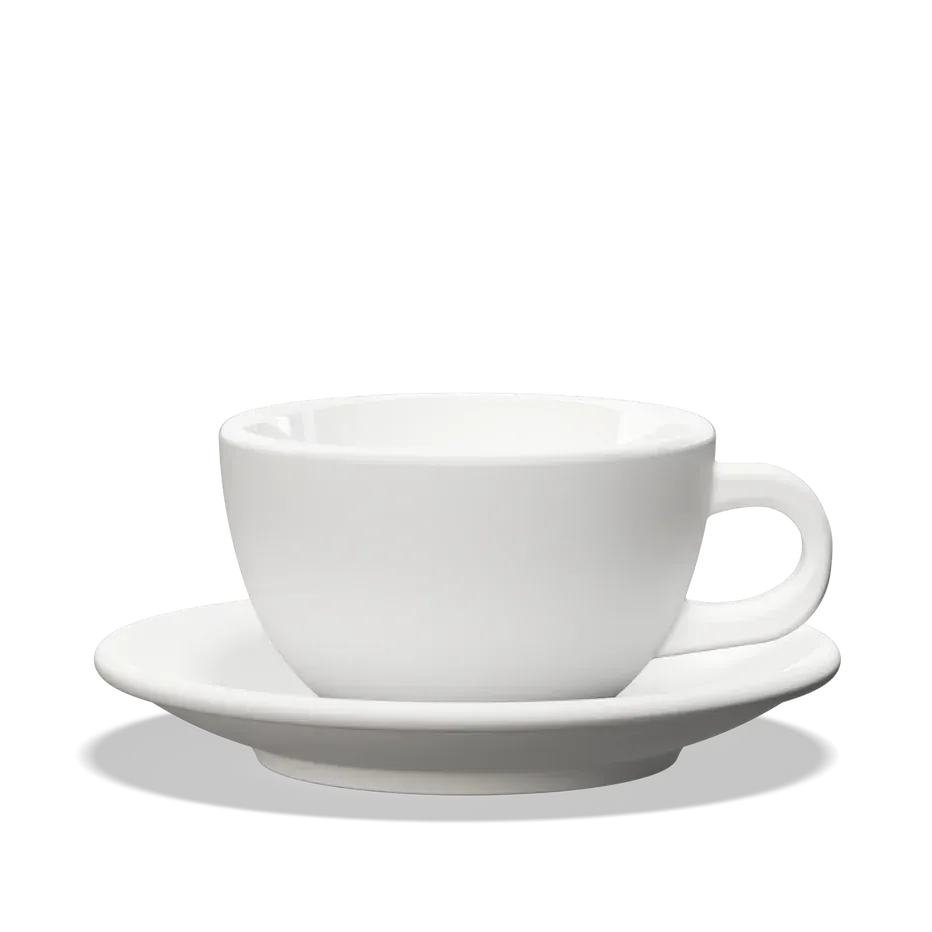 Clubhouse TULIPANO Milchkaffee Tasse 300 ml - Verschiedene Farben Milchkaffeetasse Clubhouse Weiß - rhiinland.com