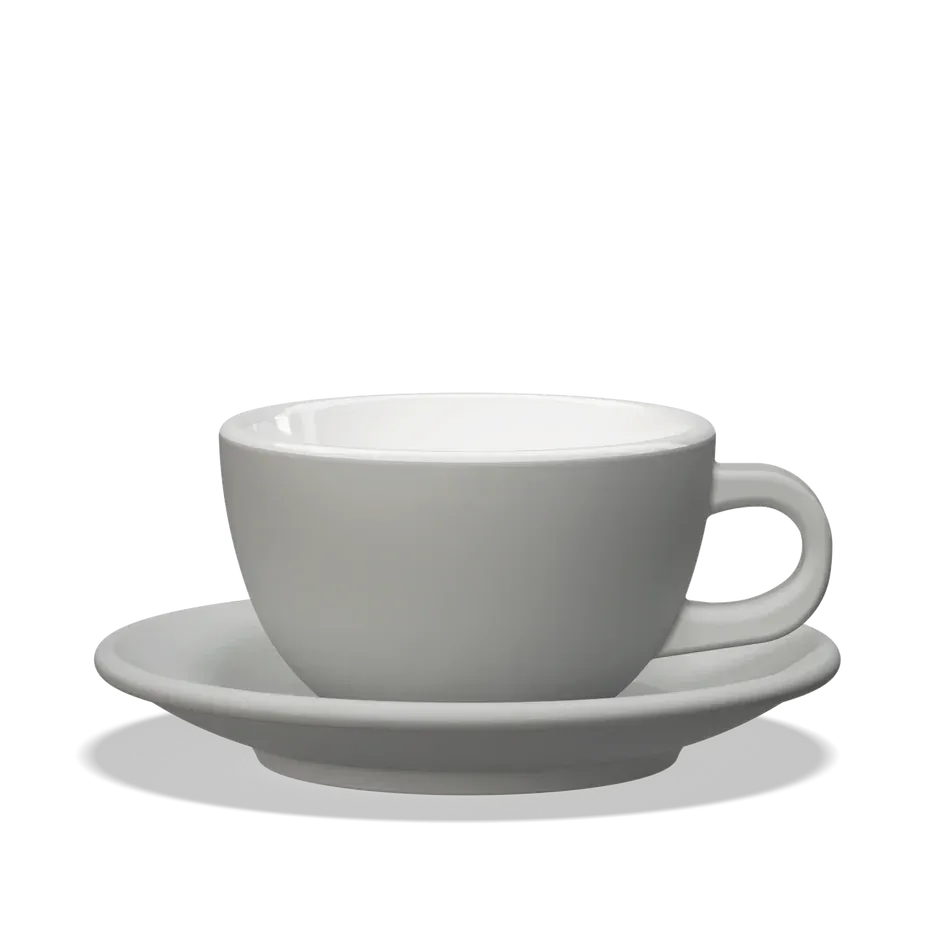 Clubhouse TULIPANO Milchkaffee Tasse 300 ml - Verschiedene Farben Milchkaffeetasse Clubhouse Grau - rhiinland.com