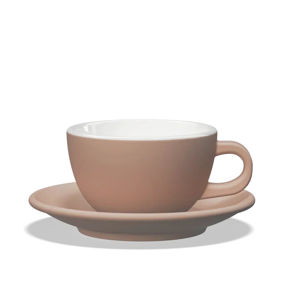 Clubhouse TULIPANO Milchkaffee Tasse 300 ml - Verschiedene Farben Milchkaffeetasse Clubhouse Sand - rhiinland.com