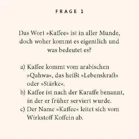 Kaffee-Quiz - 100 Fragen und Antworten - das Kaffeespiel Spiel Bücher - rhiinland.com