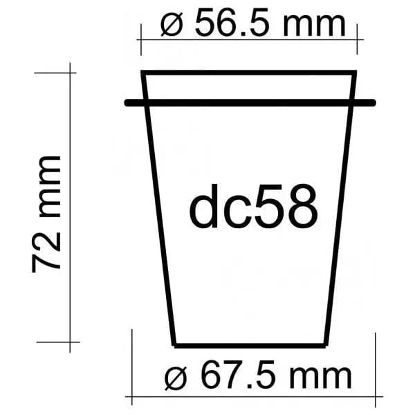 Dosierbecher - Dosing Cup Edelstahl JoeFrex 58 mm Dosierbecher JoeFrex - rhiinland.com