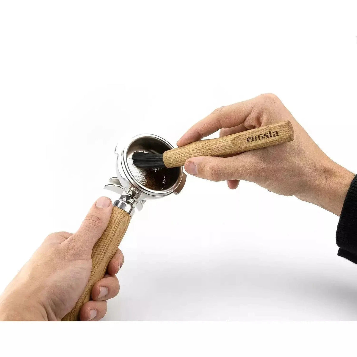 Barista Pinsel - Eurista Brush - Fester Bürstenkopf Nussbaum Olive Eiche Schwarz Pinsel und Bürsten Eurista - rhiinland.com