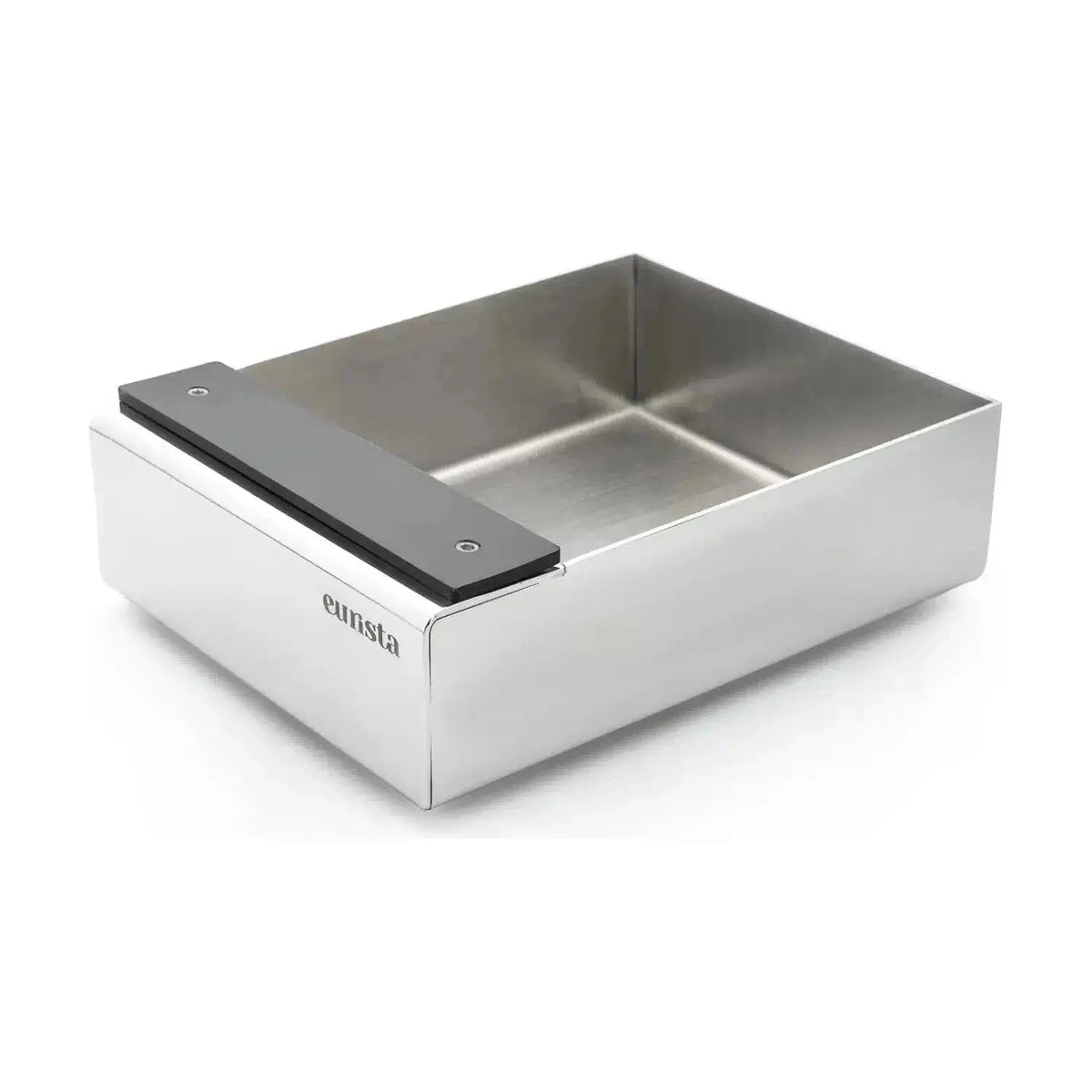 Barista Abklopfbox von Eurista für Eureka Mignon Mühlen und andere Abschlagbehälter Eurista für andere Mühlen (ohne Adapter und Puffer) Chrom / Inox - rhiinland.com