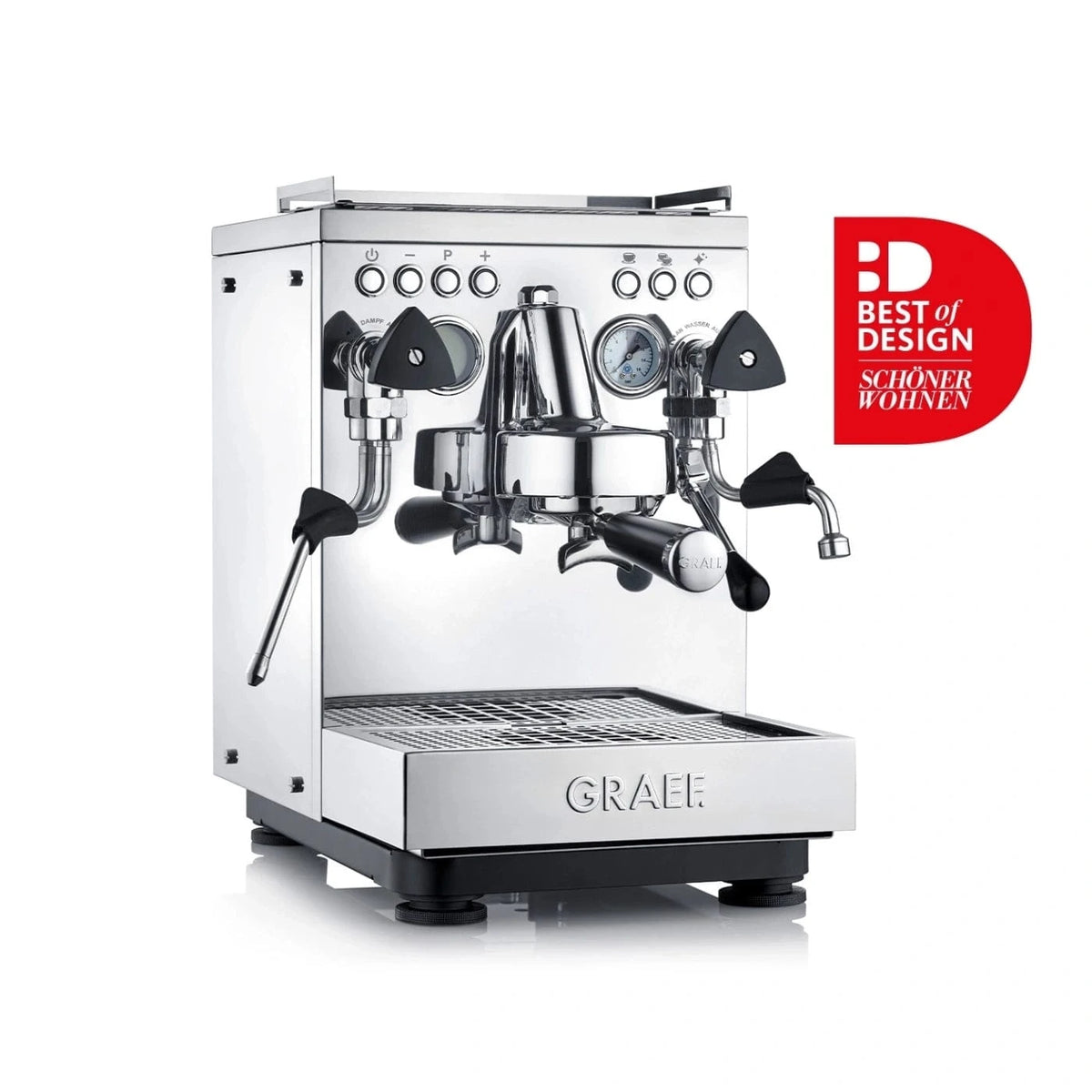 GRAEF Estessa - Duo Thermoblock Chrom Druckprofile Espressomaschinen GRAEF - rhiinland.com